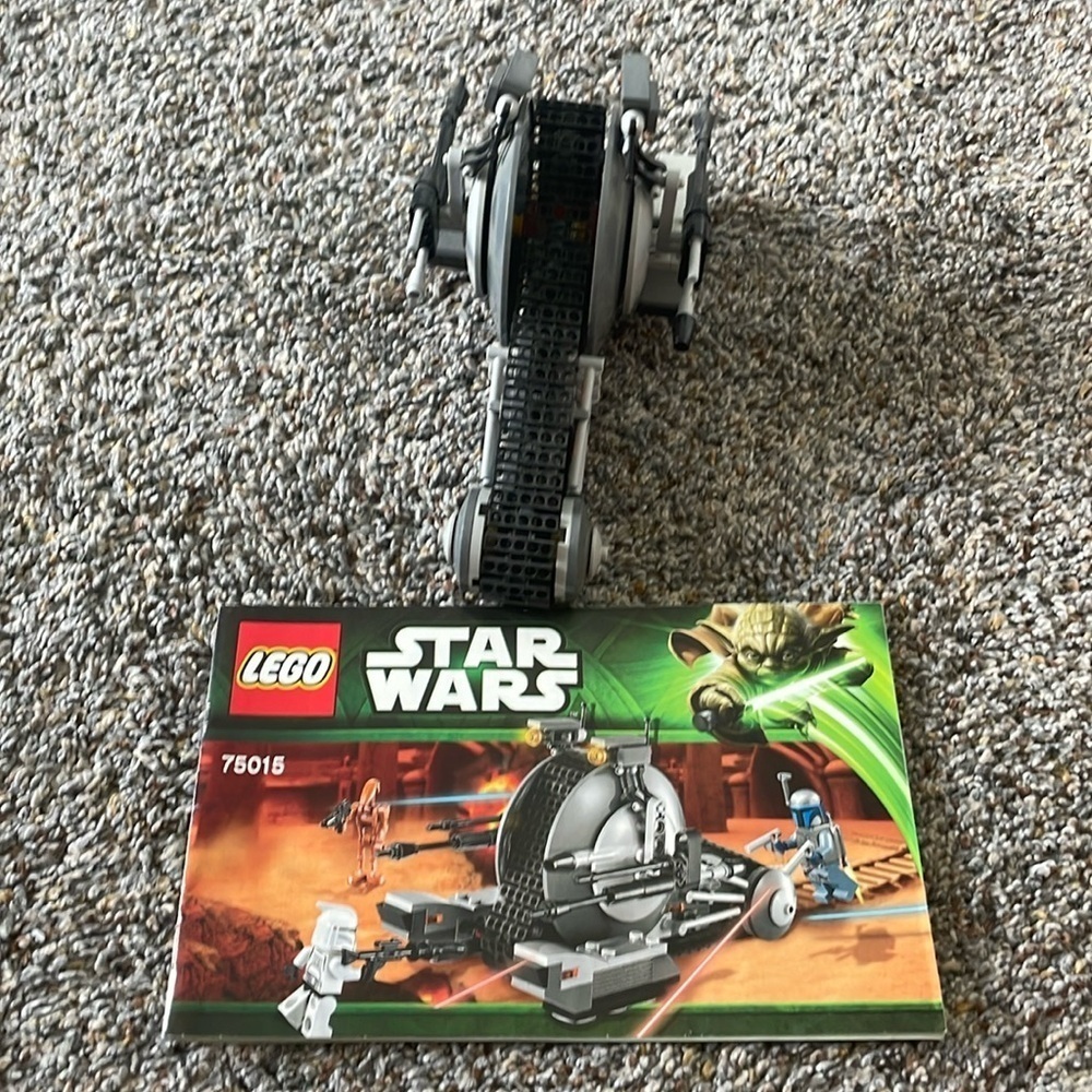 Lego Star Wars Set 75015 Corporate Alliance Tank Droid incomplete